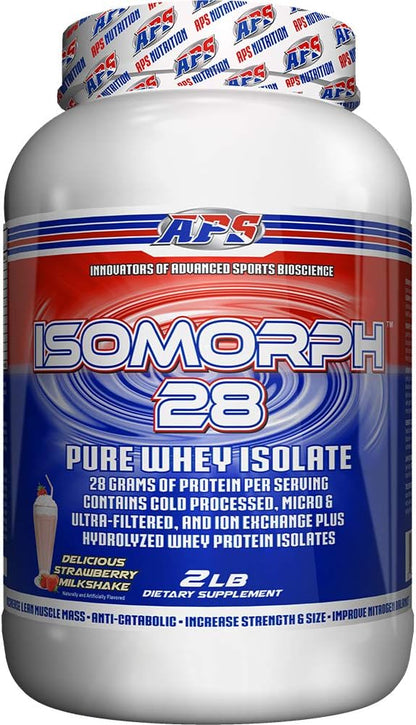 APS Nutrition IsoMorph 28 Protein Powder | Pure Whey Isolate | Cold Pressed, Ultra- Filtered, & Ion