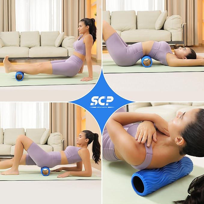 Foam Roller Medium Density Back Roller for Deep Tissue Muscle Massage of The Back and Leg Muscles