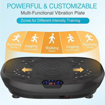 AXV Vibration Plate Exercise Machine Whole Body Workout Power Vibrate Fitness Platform Vibrating