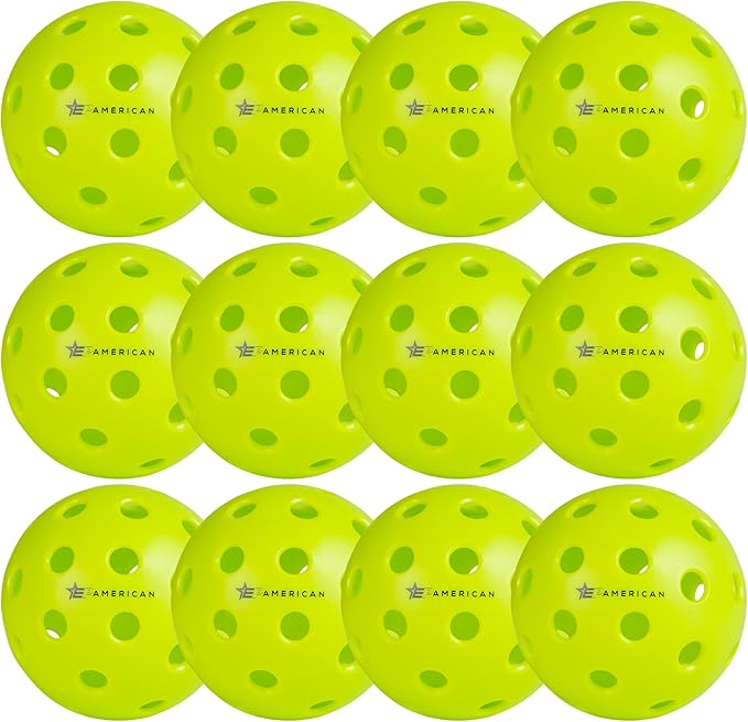EP American Outdoor Pickleballs USAPA Approved | Made in USA with Durable Design |
