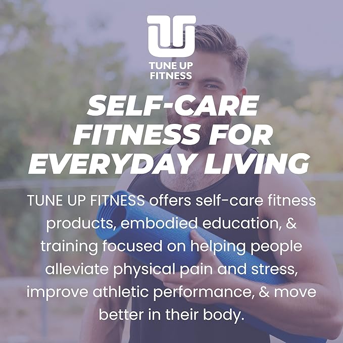 Tune Up Fitness – Double Loop Yoga Stretching Strap for Physical Therapy, Yoga, Working Out |