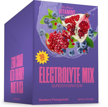 Dr. Price’s Electrolyte Mix | Sugar-Free Hydration Powder with 72+ Trace Minerals | No Sugar