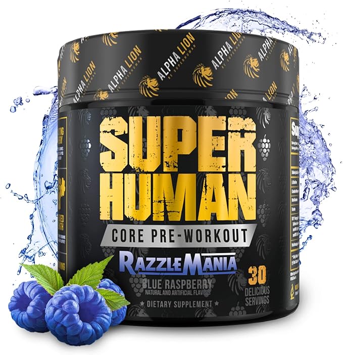 ALPHA LION Core Pre Workout w/Creatine for Performance, Beta Alanine for Muscle, Powder