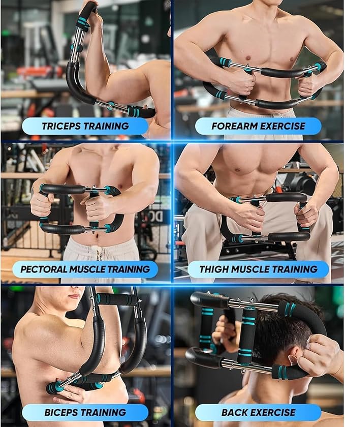 LYKAN Twister Arm Trainer, 40-100lb Adjustable Chest Workout Equipment, Arm Trainer, Twister Arm