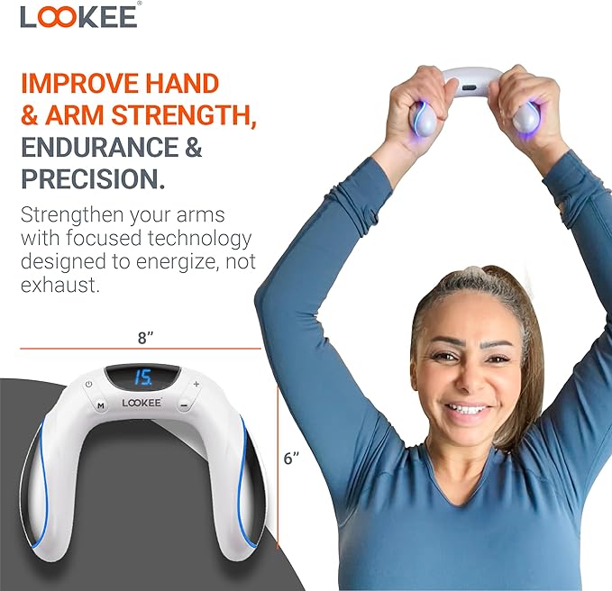 LOOKEE VibHeal Arm Exerciser | Flabby Arms Workout, Hand & Wrist Massager | Portable Arm Toning &