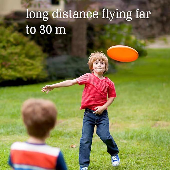 Kids Flying Disc Toy Outdoor Playing Lawn Game Disk Flyer for Kindergarten Teaching Soft Silicone