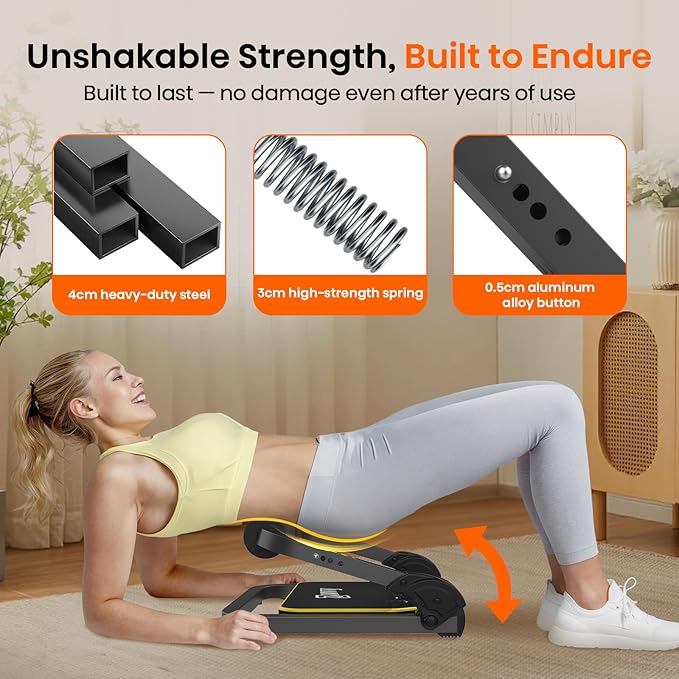 Ab Workout Equipment, Ab Machine for Stomach Workout, Ab Trainer Machine for Home, Sit Up Machine
