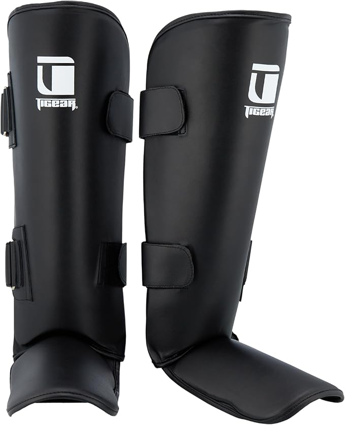 Tigear Core Shin Guards – MMA Martial Arts Shin Guards for Muay Thai & Kickboxing Sparring and