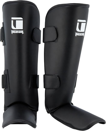 Tigear Core Shin Guards – MMA Martial Arts Shin Guards for Muay Thai & Kickboxing Sparring and