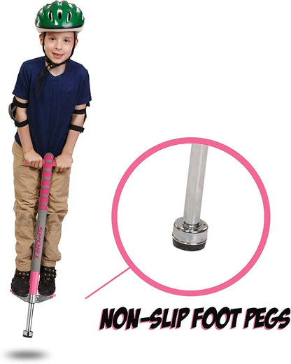 New Bounce Pogo Stick for Kids - Pogo Sticks, 40 to 80 Lbs - Sport Edition, Quality, Easy Grip