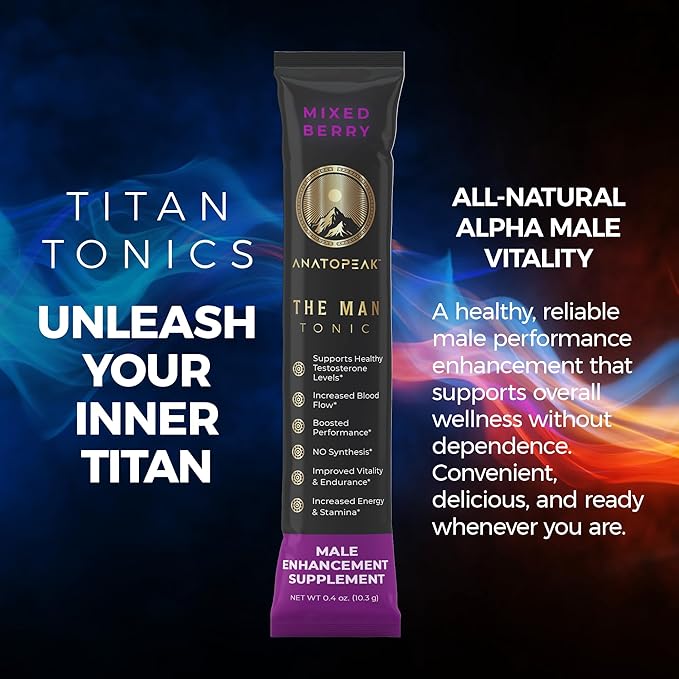 Male Enhancing Supplement Powder ??Testosterone Supplement for Men with Tongkat Ali, Maca Root