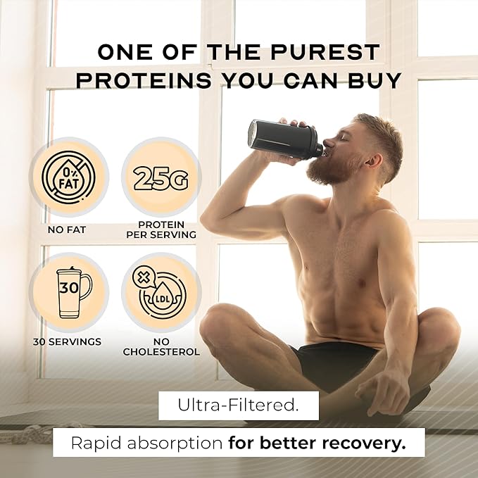 Muscle Feast Grass-Fed Whey Protein Isolate, All Natural Hormone Free Pasture Raised, Whey Isolate