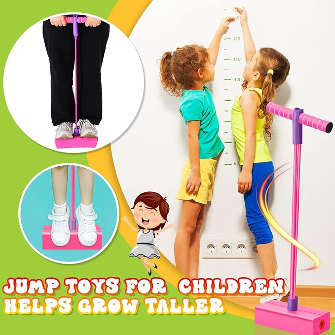 3 Pcs Pogo Stick Foam Jumper Toy Foam Pogo Fun and Safe Jumping Stick for Teens Adults Outdoor