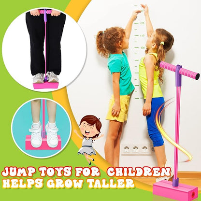 3 Pcs Pogo Stick Foam Jumper Toy Foam Pogo Fun and Safe Jumping Stick for Teens Adults Outdoor