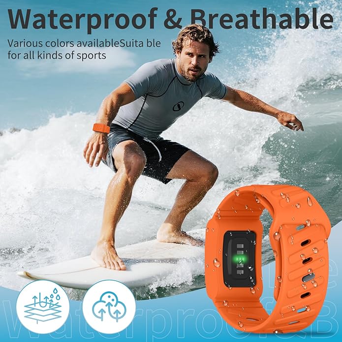 Silicone Sport Band Compatible with Whoop 4.0 Band for Men Women,Soft Comfort Durable Replacement