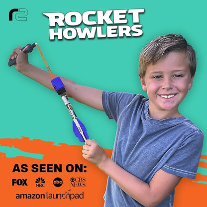Toy Rocket Launcher for Kids: Best Outdoor Toys Slingshot Rockets Launchers Air Foam Rockets Games