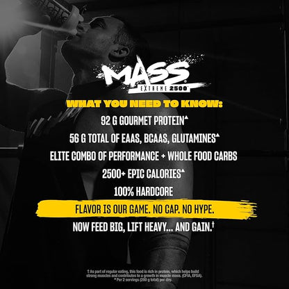 Mutant Mass Extreme Gainer ??Whey Protein Powder ??Build Muscle Size and Strength ??High Density