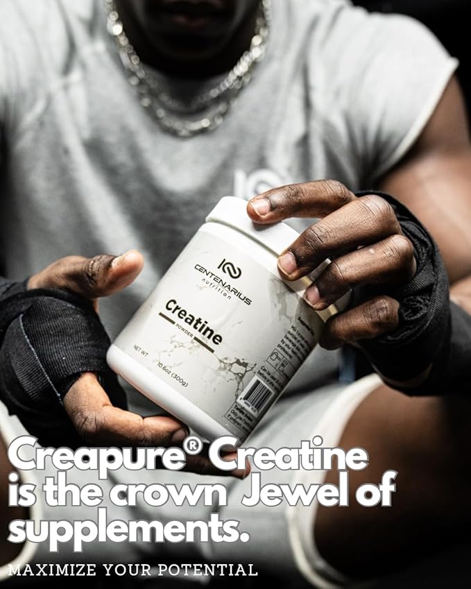 Centenarius Nutrition Creapure® Creatine Monohydrate Powder Supplement - Creatine for Women and Men