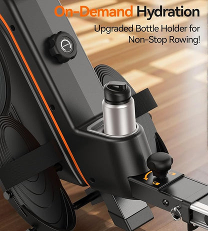 YOSUDA Magnetic/Water Rowing Machine for Home - Rower Machine Use with Bluetooth, App Supported