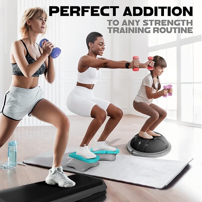 Yes4All Neoprene Coated Dumbbell Hand Weight Sets of 2 - Multiple Weight Options with 15 Colors
