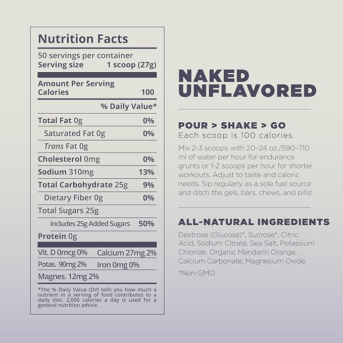 Tailwind Nutrition Endurance Fuel, Carbohydrate & Electrolyte Sports Drink Mix Powder, Gluten-Free