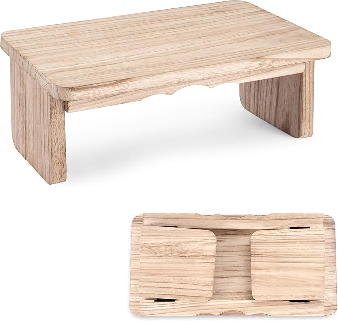 Yoga Meditation Benches - Yoga Bench,Wooden Zen Meditation Stool Kneeling Bench for Yoga Practice