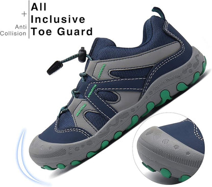 Mishansha Kids Hiking Boots Toddler Girls Boys Hiking Shoes Water-Resistant Anti-Collision Non-Slip