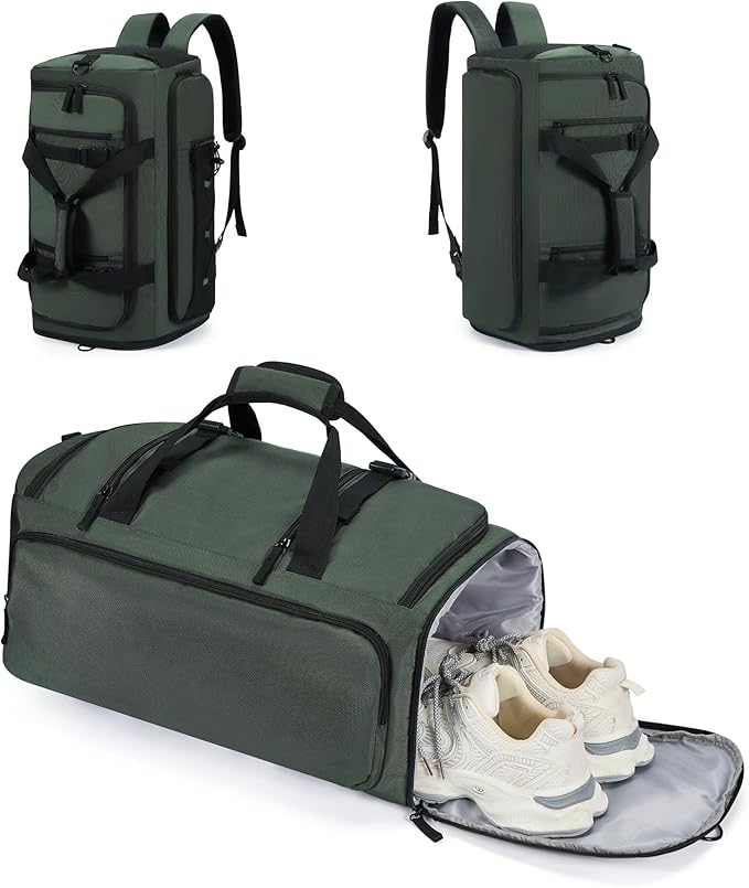 CLUCI Gym Bag for Men & Women, 35L Sports Duffle Bag for Travel,4 in 1 Weekender Bag,Overnight