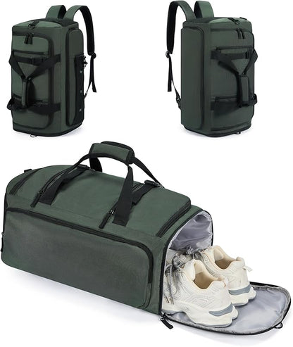 CLUCI Gym Bag for Men & Women, 35L Sports Duffle Bag for Travel,4 in 1 Weekender Bag,Overnight