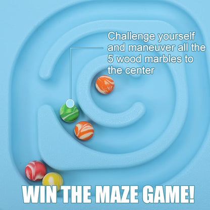Maze Balance Board for Kids Plastic Wobble Rocker Balance Board with Mini Balls Load 170lb for