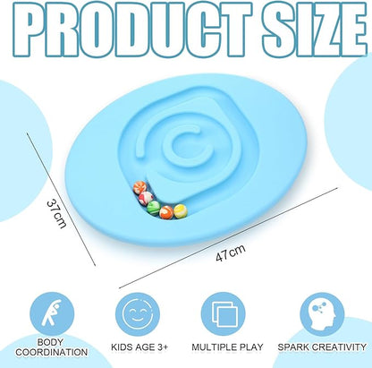 Maze Balance Board for Kids Plastic Wobble Rocker Balance Board with Mini Balls Load 170lb for