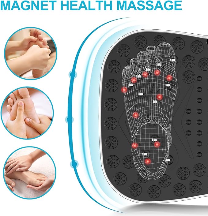 AXV Vibration Plate Exercise Machine Whole Body Workout Portable Mini Vibrate Fitness Platform