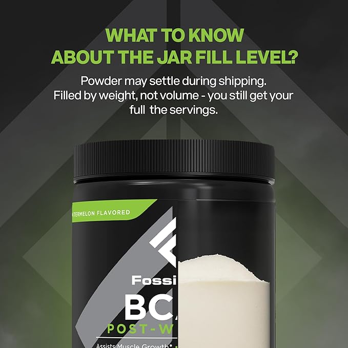 Fossil Fuel BCAA Sugar-Free Post-Workout Powder with BCAA?™s, Glutamine, Vitamin B6 After Workout