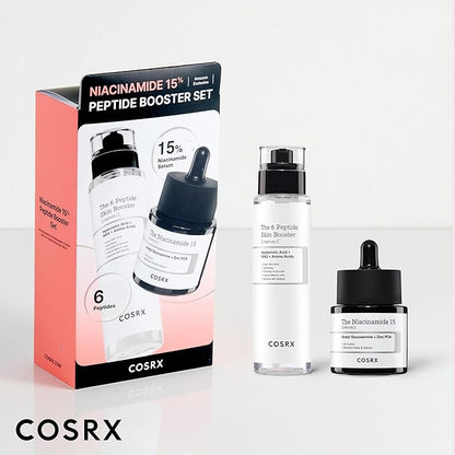 COSRX Niacinamide 15% Peptide Booster Set - Amazon Exclusive - Korean Skin Care Set, Gift Sets