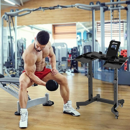 Adjustable Dumbbell Stand - Uboway Weight Stand with 4 Level Height Adjustment, Dumbbell Weight