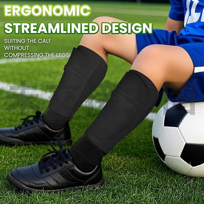Shin Guards Soccer Kids 2025 Version High-Density Foam Soccer Shin Guard with Sleeves Shin