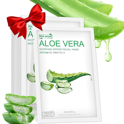 Aloe Vera Face Mask,Hydrating Face Masks Skincare For Dry, Oily,Sensitive Skin,Aloe Facial Skincare