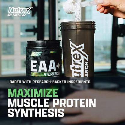 Nutrex Research EAA Hydration | EAAs + BCAAs Powder | Muscle Recovery, Strength, Muscle Building