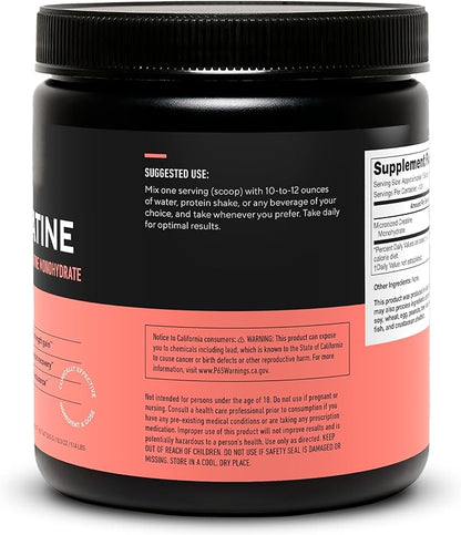 LEGION Micronized Creatine Monohydrate Supplement - Clean Creatine Powder for Muscle Gain & Post