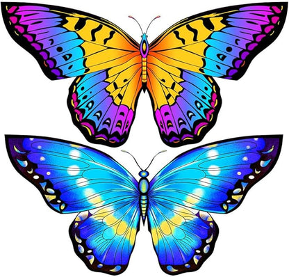 HONBO Butterfly Kites for Kids & Adults,55" x 28" Large Beginner Kite for Kids Ages 4-8,Easy to Fly
