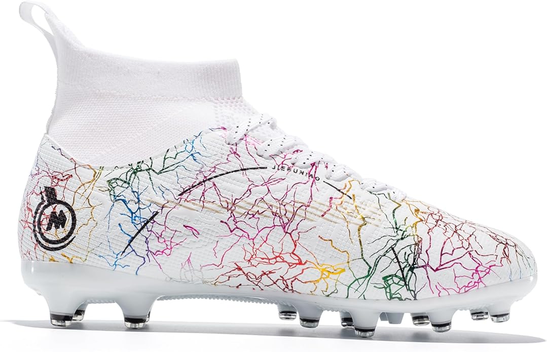 Boy Soccer Cleats Big Kids Soccer Shoes Professional Soccer Cleats Shoes,Unisex Soccer Sneakers for