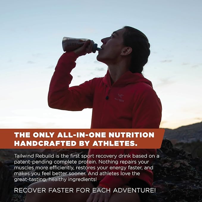 Tailwind Nutrition Recovery Mix, 20 Grams Complete Protein, Carbohydrates, and Electrolytes Powder