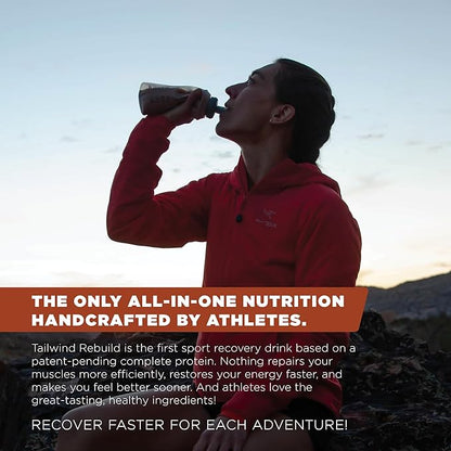 Tailwind Nutrition Recovery Mix, 20 Grams Complete Protein, Carbohydrates, and Electrolytes Powder