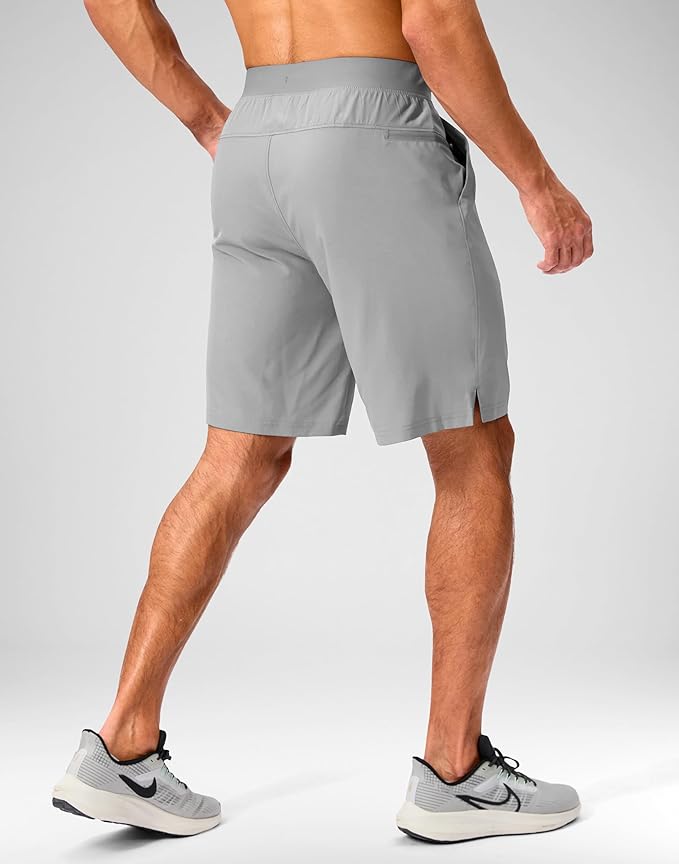 Men's Running Shorts with Zipper Pockets 9 Inch/ 7 Inch / 5 Inch Lightweight Quick Dry Gym Workout