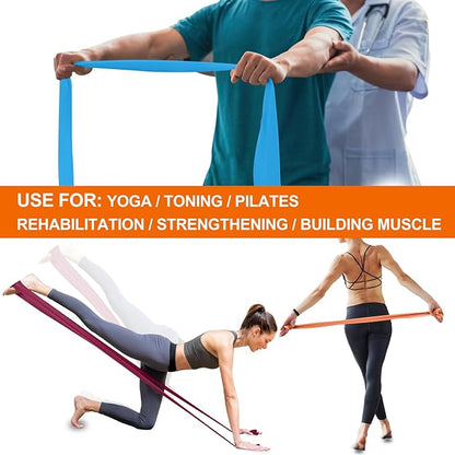 Resistance Bands,Professional Long Non-Latex Elastic Stretch Bands,Exercise Bands for Physical