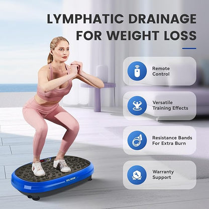 EILISON FitMaxx 3D XL Vibration Plate Exercise Machine - Whole Body Workout Vibration Platform