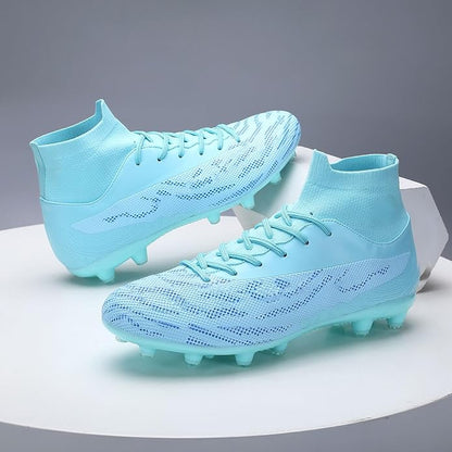 Soccer Cleats for Mens Womens Football Shoes Turf Soccer Shoes Indoor/Outdoor High-top Football