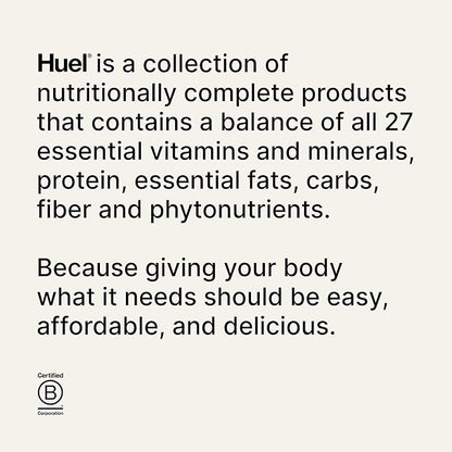 Huel Black Edition Protein Powder Meal Replacement Shake - Cookies and Cream 34 Scoops Packed with
