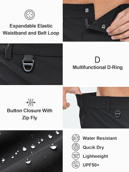 NORTHYARD Men's Cargo Hiking Shorts 9" Lightweight Outdoor Tactical Work Camping Sport Golf Casual