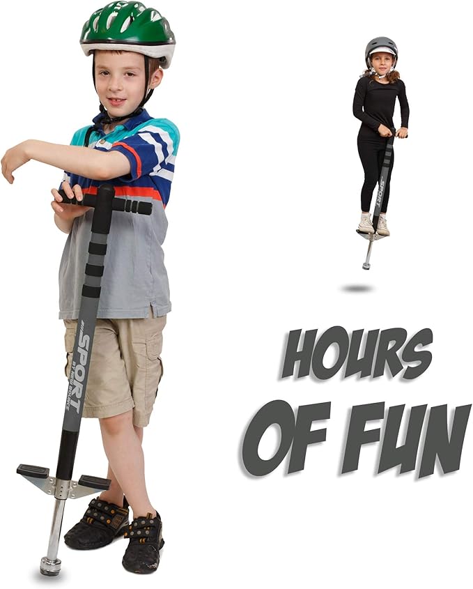 New Bounce Pogo Stick for Kids - Pogo Sticks, 40 to 80 Lbs - Sport Edition, Quality, Easy Grip